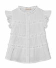 Cha cha tunic, cloud dancer, Fliink thumbnail