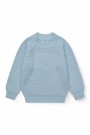 Knitted classic rib sweater, dusty blue, Copenhagen colors thumbnail