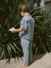 Fundo loose denim shirt, medium blue, Lil Atelier thumbnail