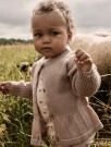 Nomo wool cardigan baby, fawn, Lil Atelier thumbnail