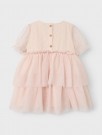 Frilla loose tulle dress, peach blush, Lil Atelier thumbnail
