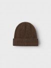 Nanson knit hat, dark earth, Lil Atelier thumbnail