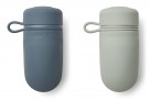 Tanya smoothie bottle 2-pack, whale blue/dove blue mix, Liewood thumbnail