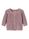 Emlen knit cardigan baby, bark, Lil Atelier thumbnail