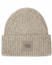 Chunky rib beanie, light grey, Ugg thumbnail