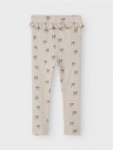 Gavo slim leggings, silver peony, Lil Atelier thumbnail
