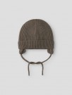 Nanson knit hat baby, shitake, Lil Atelier thumbnail