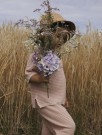 Halma wide cropped pants, misty rose, Lil Atelier thumbnail