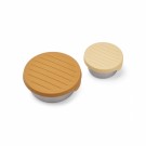 Fiby snack box set, golden caramel/safari mix, Liewood thumbnail