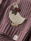 Emlen knit cardigan, nostalgia rose, Lil Atelier thumbnail
