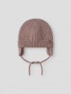 Nanson knit hat baby, misty rose, Lil Atelier thumbnail