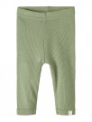 Fable slim leggings wool baby, oil green melange, Lil Atelier thumbnail