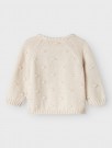 Gable wrap knit, pastel parchment, Lil Atelier thumbnail