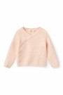 Baby cross-over cardigan, soft pink, Copenhagen colors thumbnail