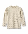 Kelly puff blouse, sandshell aop, Fliink thumbnail