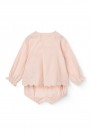 Blouse & bloomers set, dusty rose comb, Copenhagen colors thumbnail