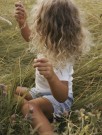 Halfdan loose shorts, zen blue/coconut milk, Lil Atelier thumbnail