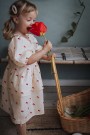 Flower ruffle dress, sandshell, Lil Atelier thumbnail
