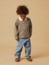 Limia loose polo top, kangaroo/turtledove, Lil Atelier thumbnail