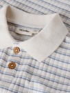 Haldur loose polo, coconut milk/dusty blue, Lil Atelier  thumbnail