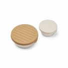 Fiby snack box set, sandy/oat mix, Liewood thumbnail