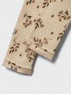 Nimo slim wool/modal leggings baby, sandshell/flower, Lil Atelier thumbnail