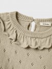 Nalio wool knit girl, safari melange, Lil Atelier thumbnail