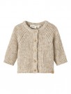 Omio knit cardigan baby, chinchilla, Lil Atelier thumbnail