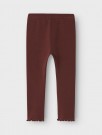Gayo slim leggings, hot chocolate, Lil Atelier thumbnail