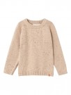 Galto knit, warm sand melange, Lil Atelier thumbnail