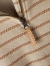 Dalto loose half-zip sweat, white pepper, Lil Atelier thumbnail