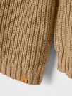 Emlen knit cardigan, iced coffee, Lil Atelier thumbnail