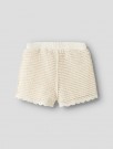 Flora knit shorts, coconut milk, Lil Atelier thumbnail