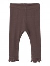 Gago dia slim leggings baby, peppercorn, Lil Atelier thumbnail