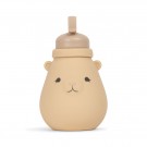 Drinking bottle teddy silicone, shell, Konges sløjd thumbnail