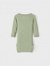 Fable slim wool body, oil green melange, Lil Atelier thumbnail