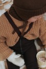 Wooly footless wool tights, espresso brown, Silly Silas thumbnail