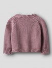 Ramla short knit cardigan baby, nostalgia rose, Lil Atelier thumbnail