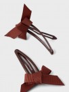 Rinja 2-pack hair clips, fired brick, Lil Atelier thumbnail