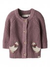 Emlen knit cardigan baby, nostalgia rose, Lil Atelier thumbnail