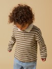 Limia loose polo top, kangaroo/turtledove, Lil Atelier thumbnail