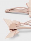 Dinja 2-pack hair clips, rose dust, Lil Atelier thumbnail