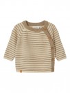 Loro wrap knit, wood ash, Lil Atelier thumbnail