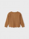 Dija loose knit cardigan, chipmunk, Lil Atelier thumbnail