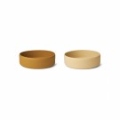 Damina bowl 2-pack, golden caramel/safari mix, Liewood thumbnail