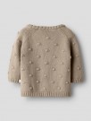 Gable knit cardigan baby, Oxford tan, Lil Atelier  thumbnail
