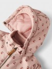 Lasnow10 snowsuit, misty rose/cherry, Lil Atelier thumbnail