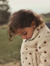 Nalo sherpa loose jacket, turtledove/apples, Lil Atelier thumbnail