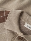 Ronan knit polo, white pepper, Lil Atelier thumbnail