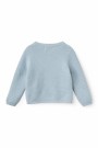 Baby cross-over cardigan, dusty blue, Copenhagen colors thumbnail